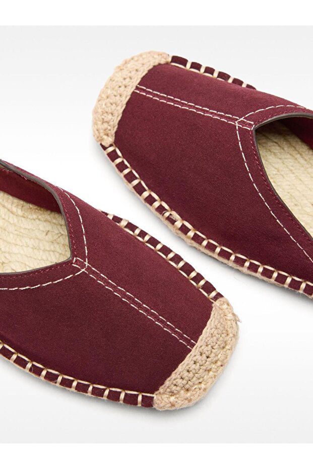 Tokalı Deri Espadril - 6
