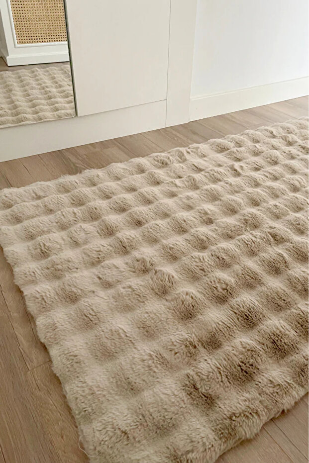 Molecule Vizon Kabartmalı Peluş Post Tüy Hav vermez Halı - 3