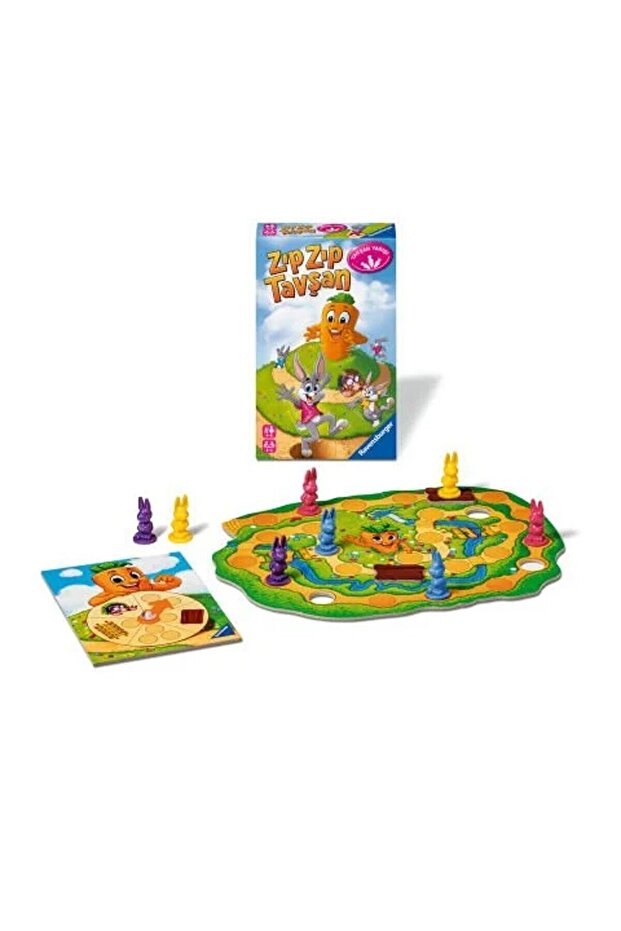 248810 Ravensburger - ZıpZıp Rabbit - لعبة صندوق الحجم للسفر