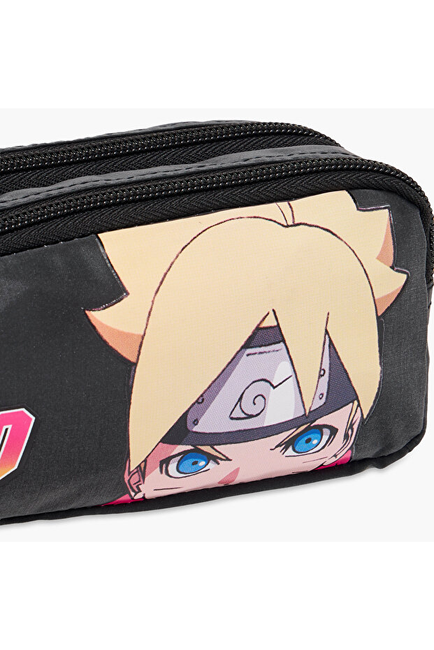 حافظة أقلام مطبوعة بسحاب للإغلاق - 5