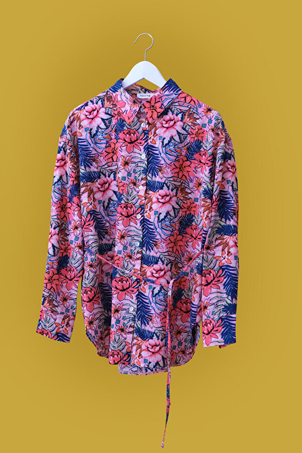 قميص فيسكوز منقوش - 2