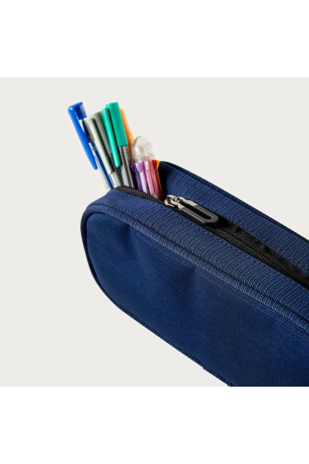 حقيبة أقلام صلبة مع إغلاق بسحاب - 4