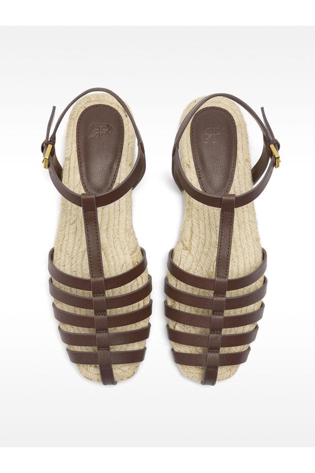 Bantlı Jüt Sandalet - 2