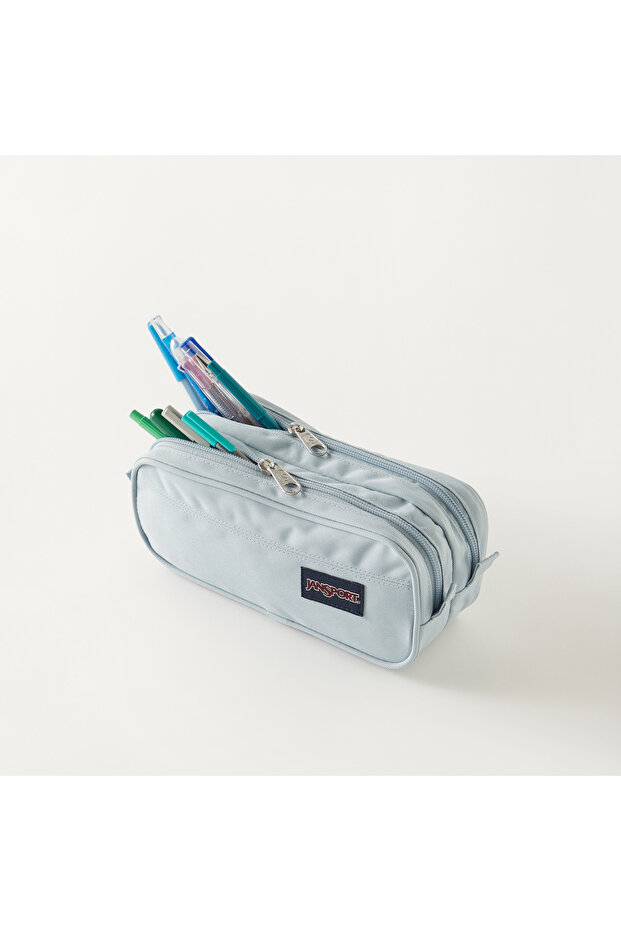 حقيبة أقلام صلبة ذات حجرتين - 4