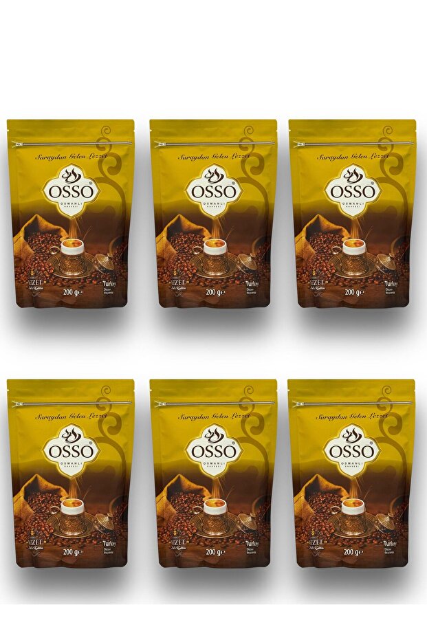 6 قطع قهوة عثمانية (6X200=1200 جرام)