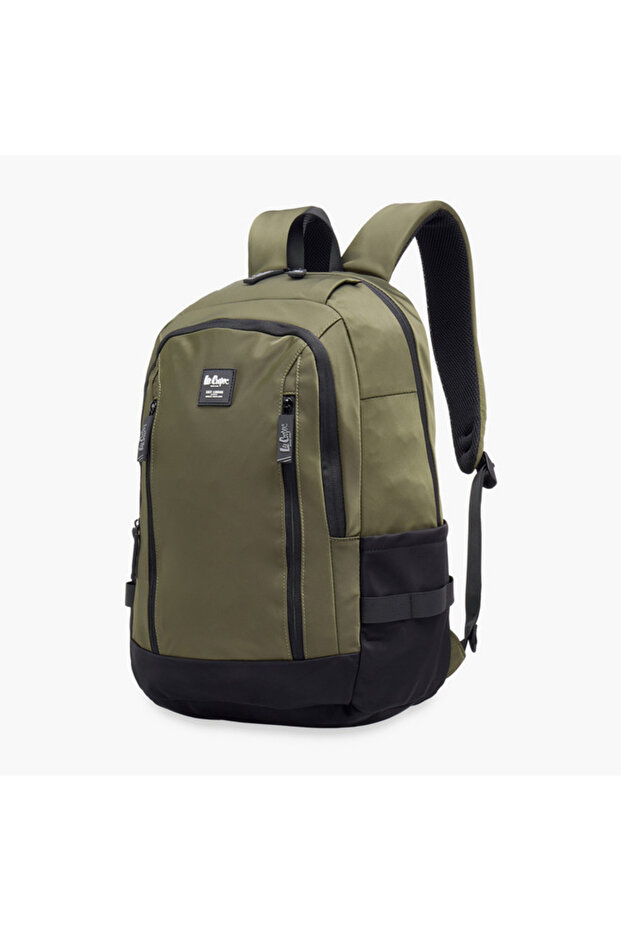 حقيبة ظهر متينة بأحزمة قابلة للتعديل وسحاب للإغلاق - 19×35×50 سم - 2