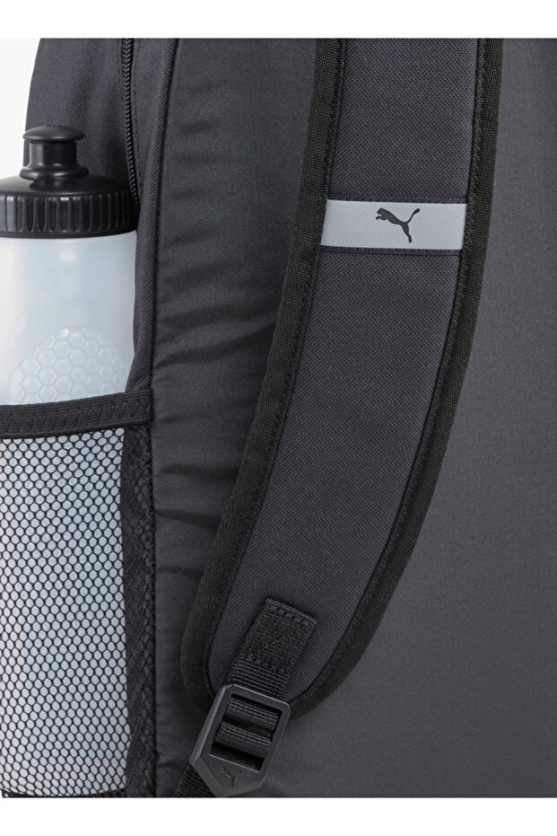 Logo Print School Backpack with Adjustable Straps and Zip Closure - W 33 x H 45 x D 16 cm - 4