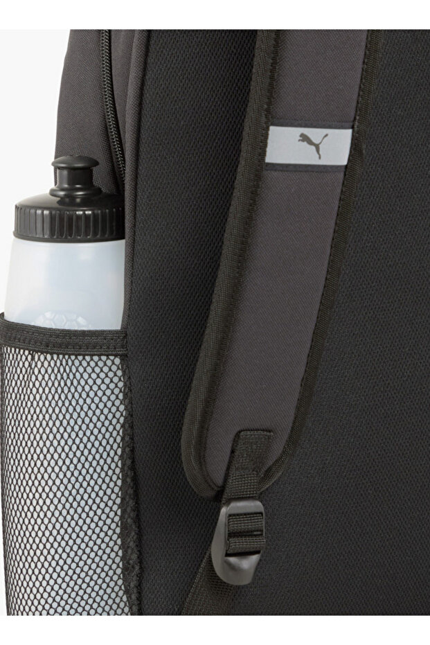 Solid School Backpack with Adjustable Straps and Zip Closure - W 32 x H 44 x D 15 cm - 4