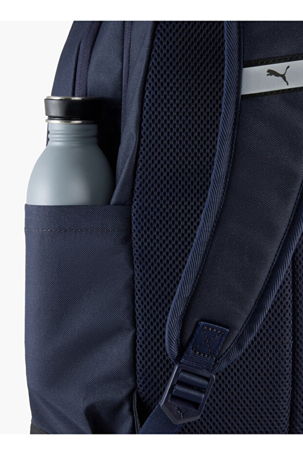 Solid School Backpack with Adjustable Shoulder Straps and Zip Closure - W 31 x H 44 x D 15 cm - 3