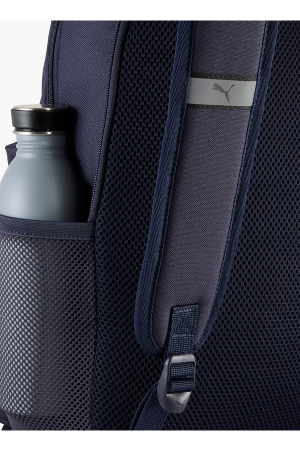 Logo Print School Backpack with Adjustable Shoulder Straps and Zip Closure - W 32 x H 45 x D 16 cm - 3