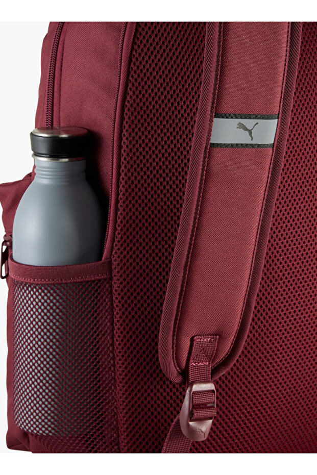 Logo Print School Backpack with Adjustable Shoulder Straps and Zip Closure - W 33 x H 45 x D 16 cm - 3