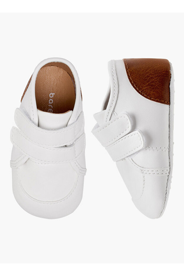 Solid Booties with Hook and Loop Closure - 1