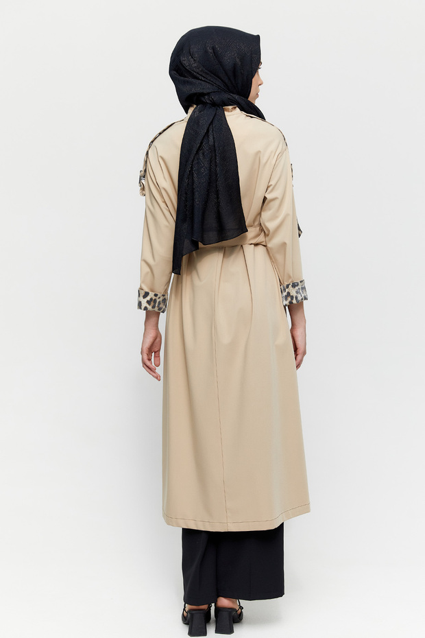 Spor Dikişli Pardösü - 6