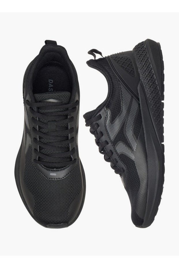 Women Panelled Sports Shoes with Lace-Up Closure