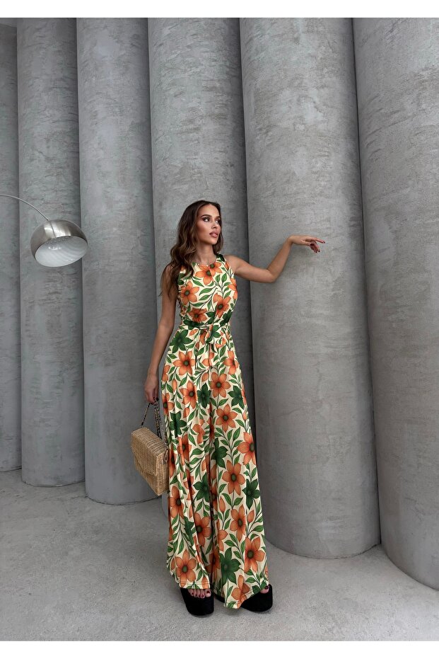 بذلة بتصميم حزام إسباني منقوش - 2