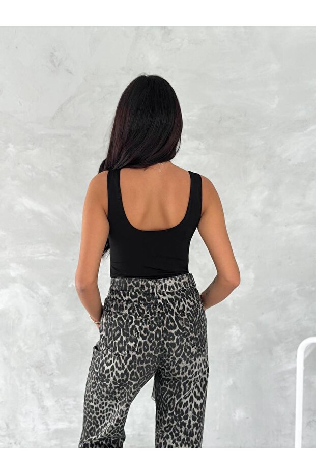 Sandy Fit Askılı Basic Kadın Bodysuit - 3