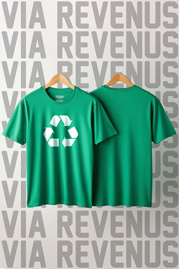 Big Bang Theory Leonard Recycling Printed Crew Neck Wide Fit Unisex Tshirt