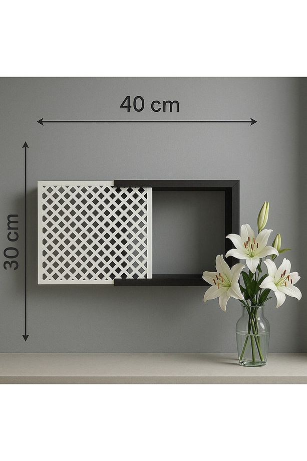 Dekoratif Duvara Asılabilir Sigorta Ve Modem-wifi Saklama Kutusu 30X40 Cm Derinlik 11 Cm - 2