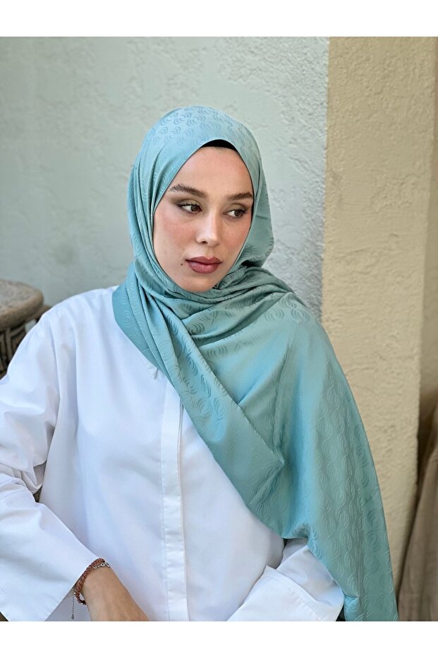 شال بنمط صدى من سلسلة جاكار حريري - 2