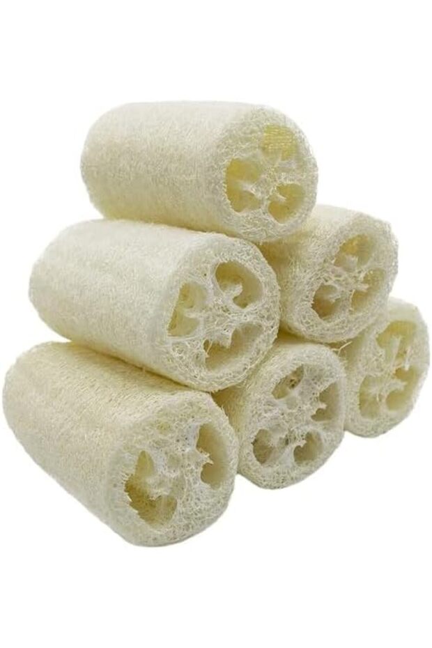 HYGGO Body Scrubber, Loofah for Bathing for Women & Men | Organic Luffa for Skin Exfoliation, Bath S