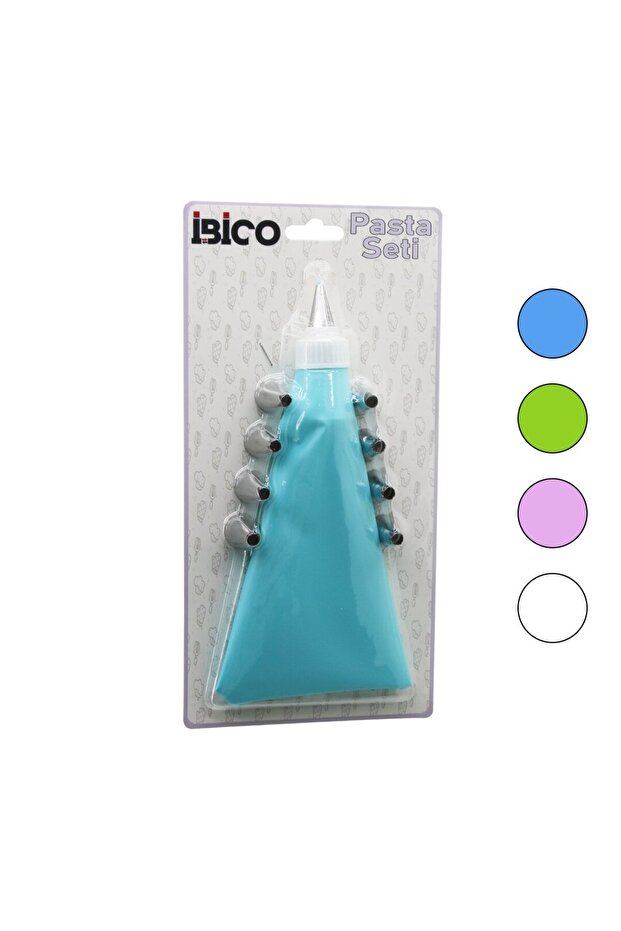 11 Piece Cake Decorating Set, Icing Bag + 9 Metal Tips + Adapter |