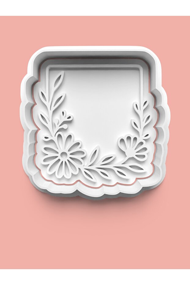 Flower Pattern Frame Model Cookie Mold and Sugar Dough Mold