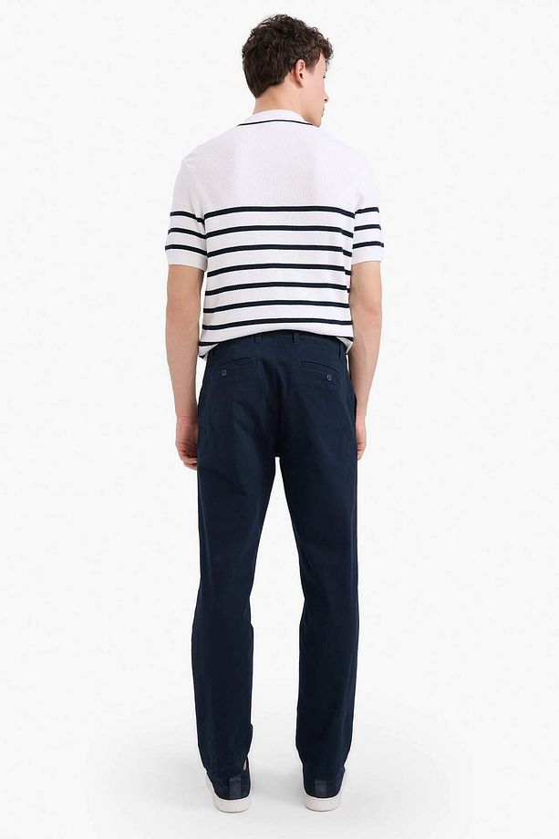 Regular Fit Normal Kesim Düz Paça Chino Pantolon D7349AX25AU - 6