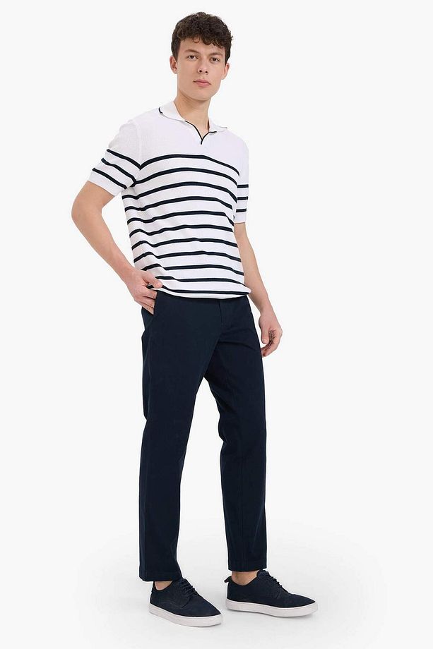 Regular Fit Normal Kesim Düz Paça Chino Pantolon D7349AX25AU - 4