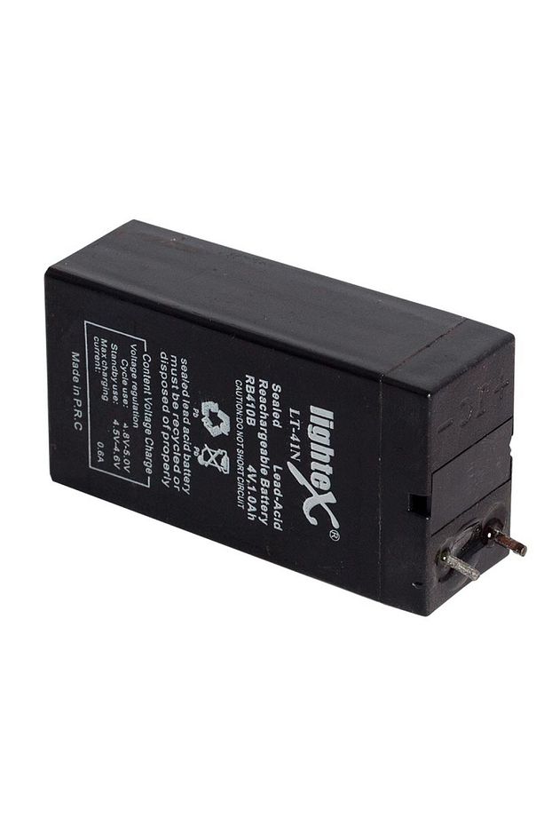 LIGHTEX LT-41N 4 VOLT - 1 AMPER UYUMLU IŞILDAK AKÜSÜ (35 X 22 X 64 MM) (2818) - 1