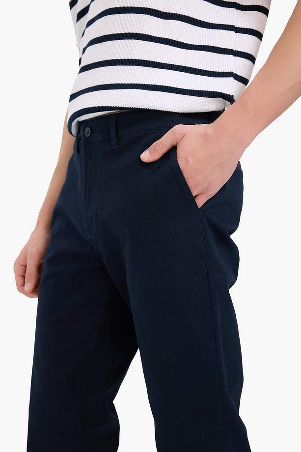 Regular Fit Normal Kesim Düz Paça Chino Pantolon D7349AX25AU - 5