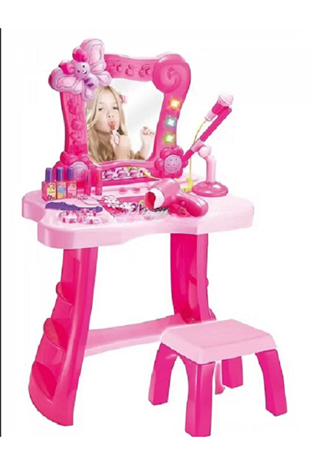 طاولة زينة للأطفال مع مكبر صوت - 1