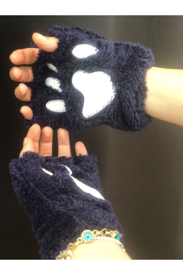 Pati Eldiven Lacivert - 2