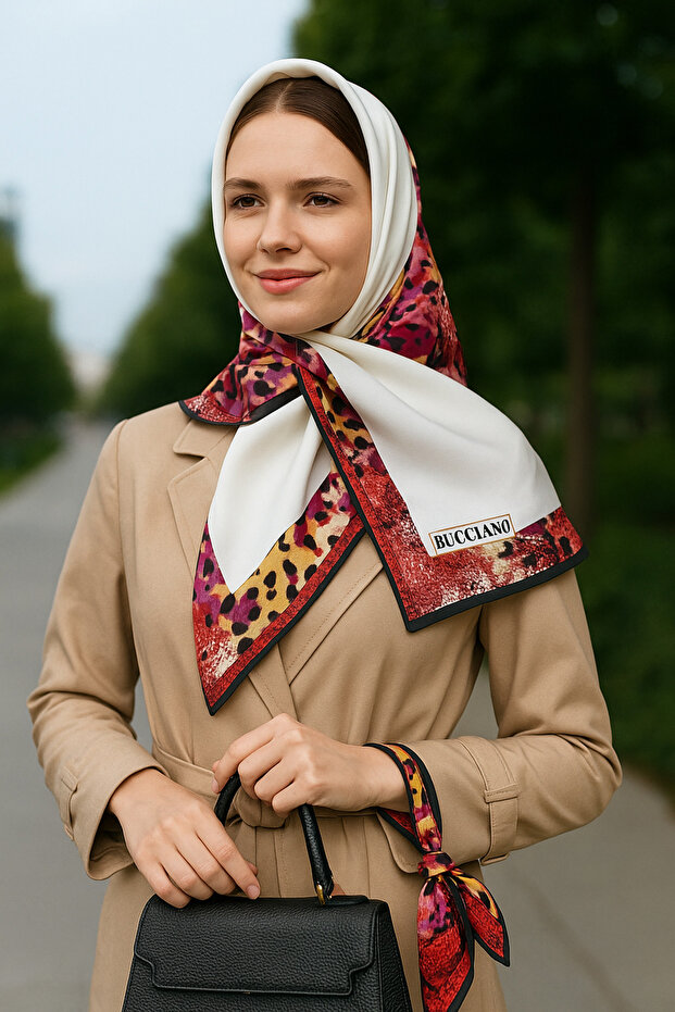وشاح تيفيل حريري 100%