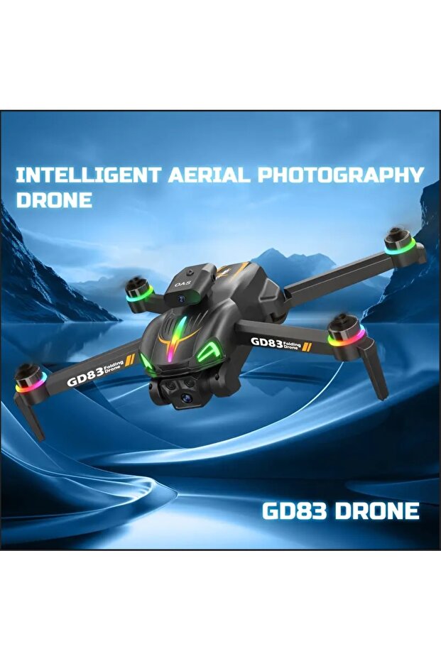 ÇİFT KAMERA VE BATARYALI DRONE UZAKTAN KUMANDALI APP DESTEKLİ QUADCOPTER TEK TUŞ İLE İNİŞ KALKIŞ - 3