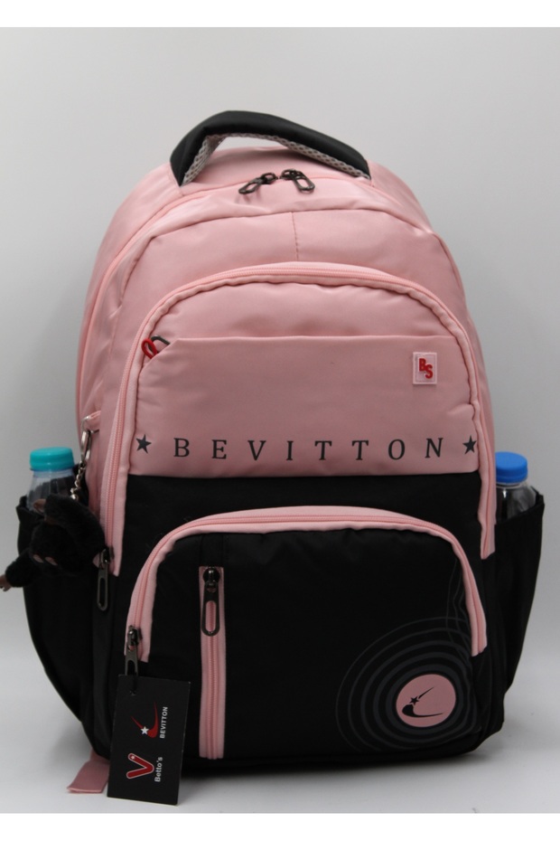 حقيبة ظهر مدرسية مقاومة للماء من الساتان 34400 صغيرة - 2