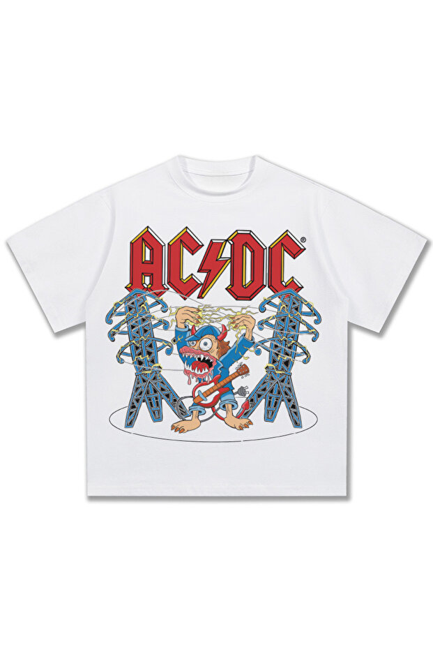 ACDC Bant Baskı Moda - 1