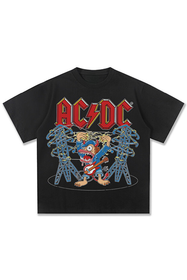 ACDC Bant Baskı Moda - 1