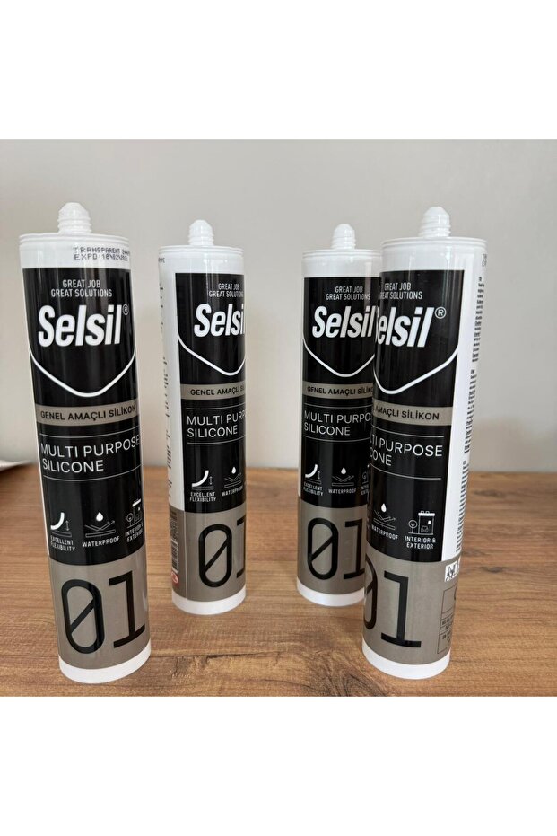 Şeffaf Silikon 4 Adet - 1