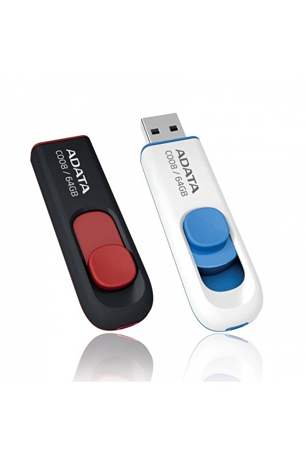 USB 2.0 64GB Alb/Albastru C008 - 4
