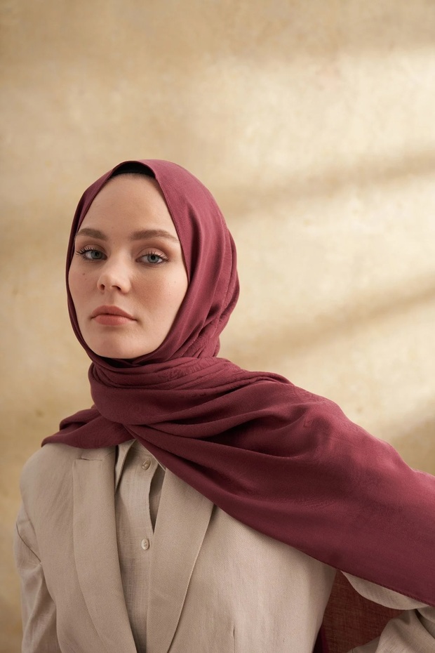 MÜRDÜM شال ليوسيل نوماد بنمط 3354 - 1