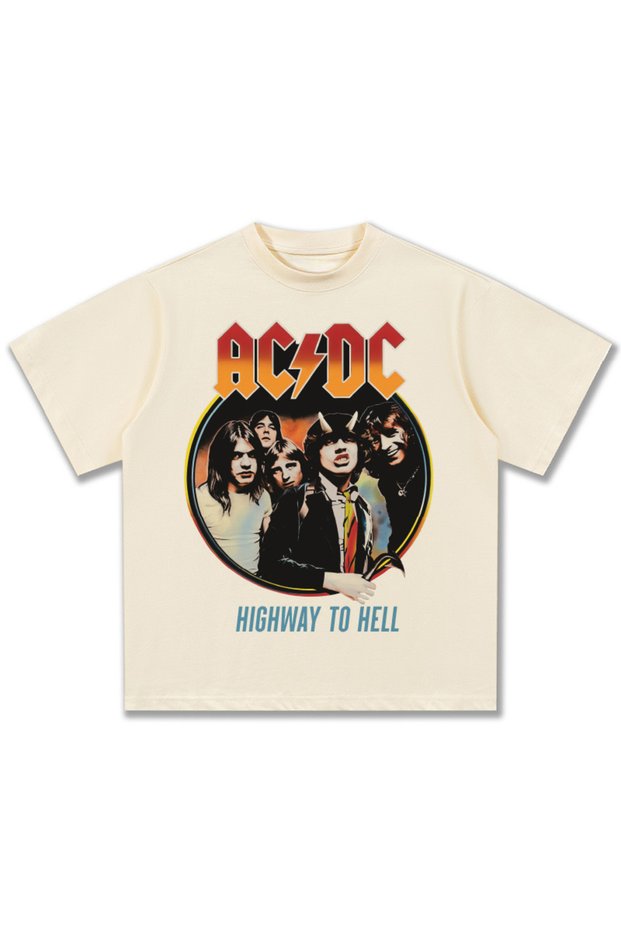 ACDC Bant Baskı Moda