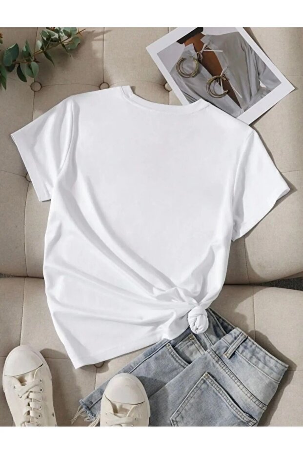 تي شيرت أساسي بطبعة Fallow - 2