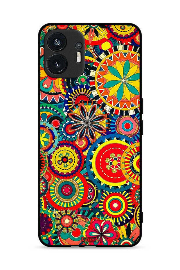 Nothing Phone (2) 5G Protective Case Cover Colorful Mandala Pattern