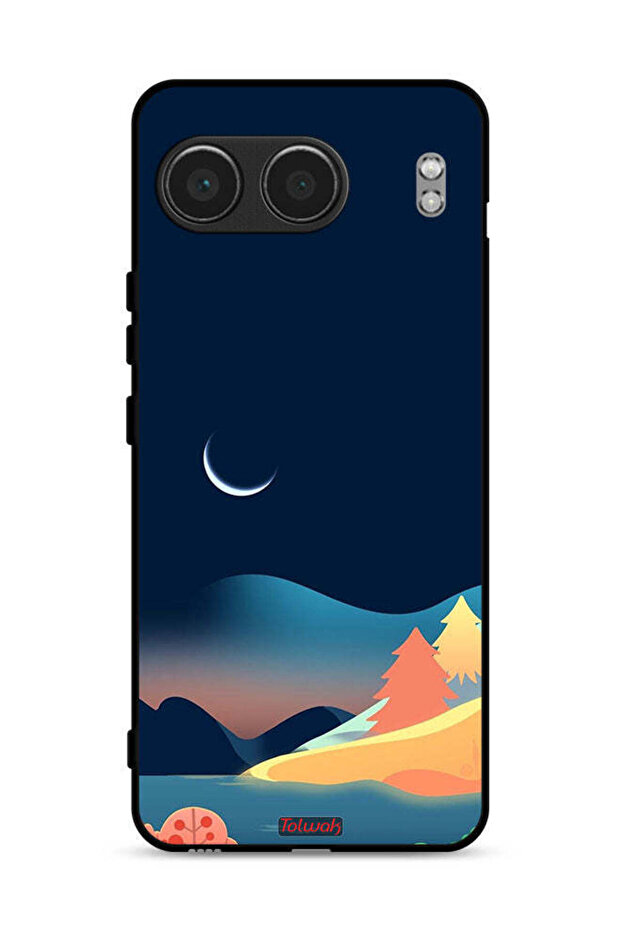 OnePlus Nord 4 5G Protective Case Cover Moon Abstract Drawing Art