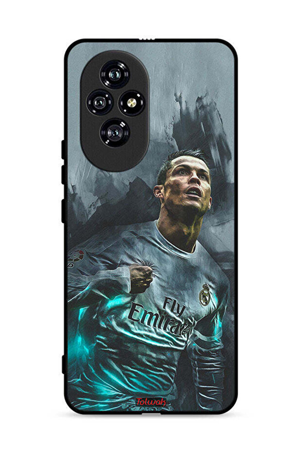غطاء حماية لهاتف Honor 200 5G برسومات كريستيانو رونالدو