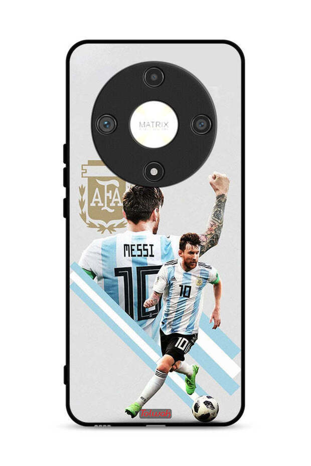 غطاء حماية لهاتف Honor X9b 5G برسومات ليو ميسي