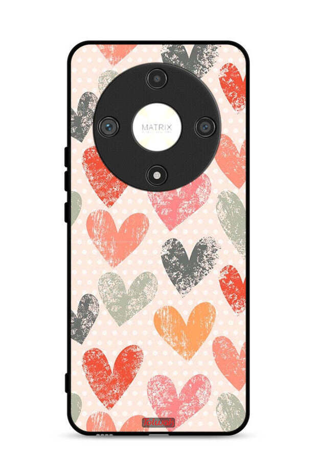Honor X9b 5G Protective Case Cover Hearts Art