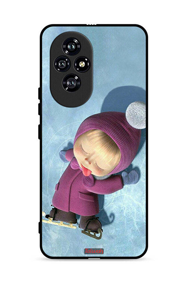 غطاء حماية لهاتف Honor 200 5G بتصميم دمية لطيفة