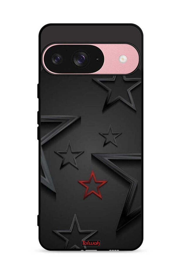 غطاء حماية بنقشة نجوم لهاتف Google Pixel 9