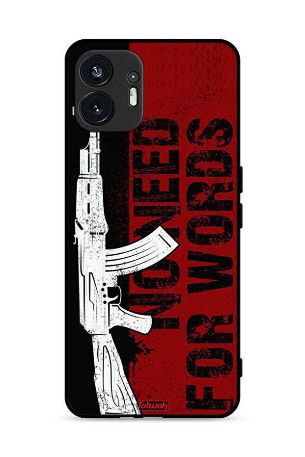 Nothing Phone (2) 5G Protective Case Cover No Need For Words